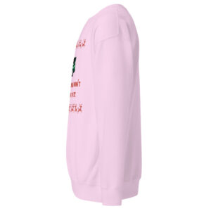 Roosa kampsuni külgvaade vasakult poolt