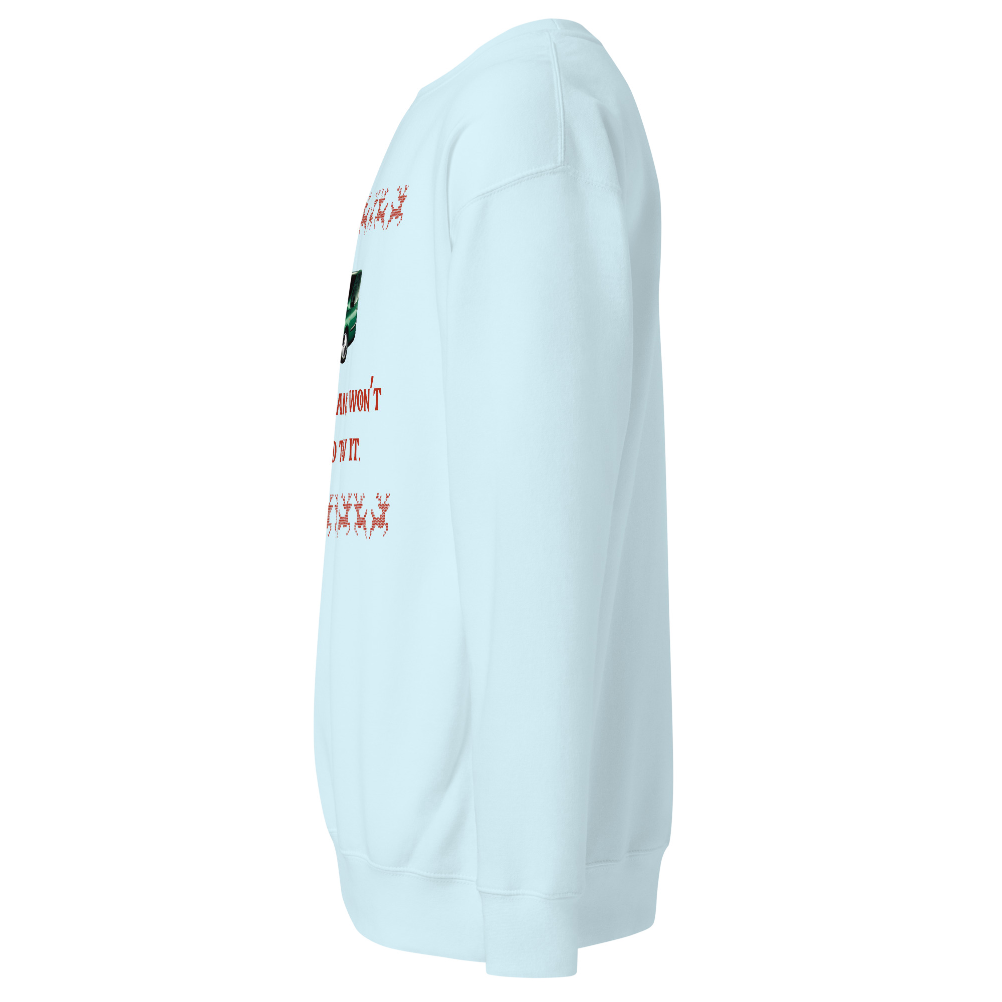 Helesinise kampsuni külgvaade vasakult poolt