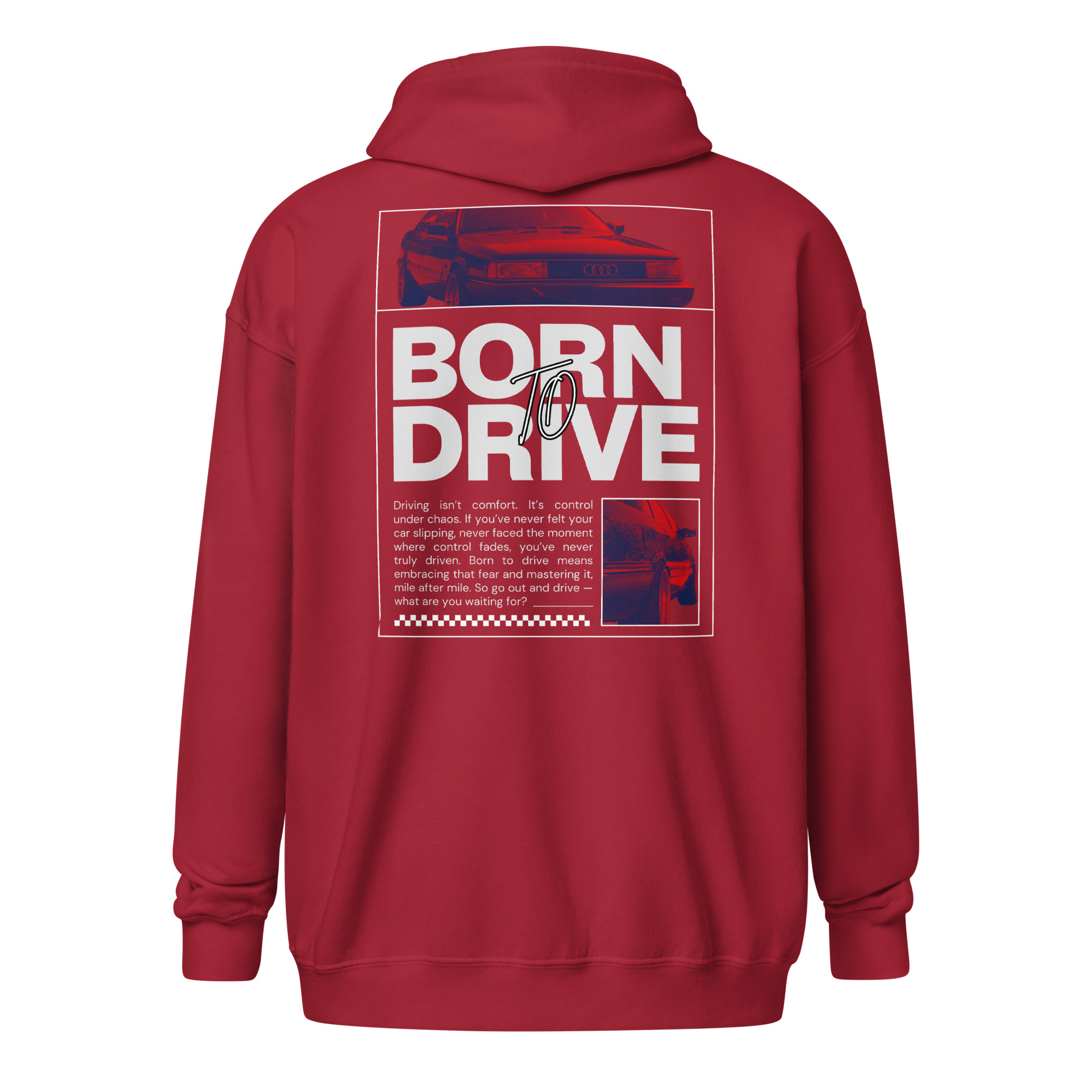 Born To Drive Audi 200 20v Quattro Unisex lukuga pusa - Image 6