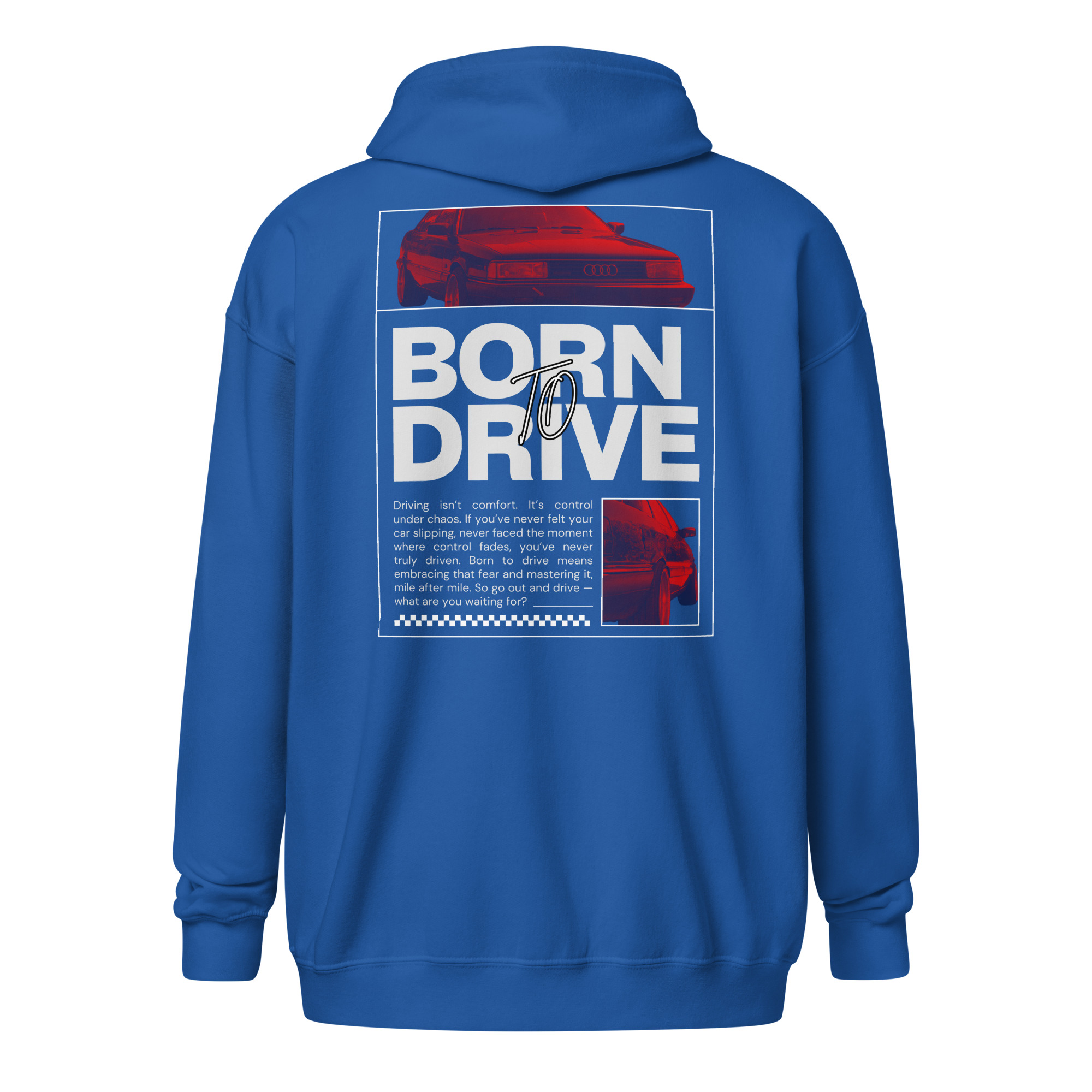 Born To Drive Audi 200 20v Quattro Unisex lukuga pusa - Image 7