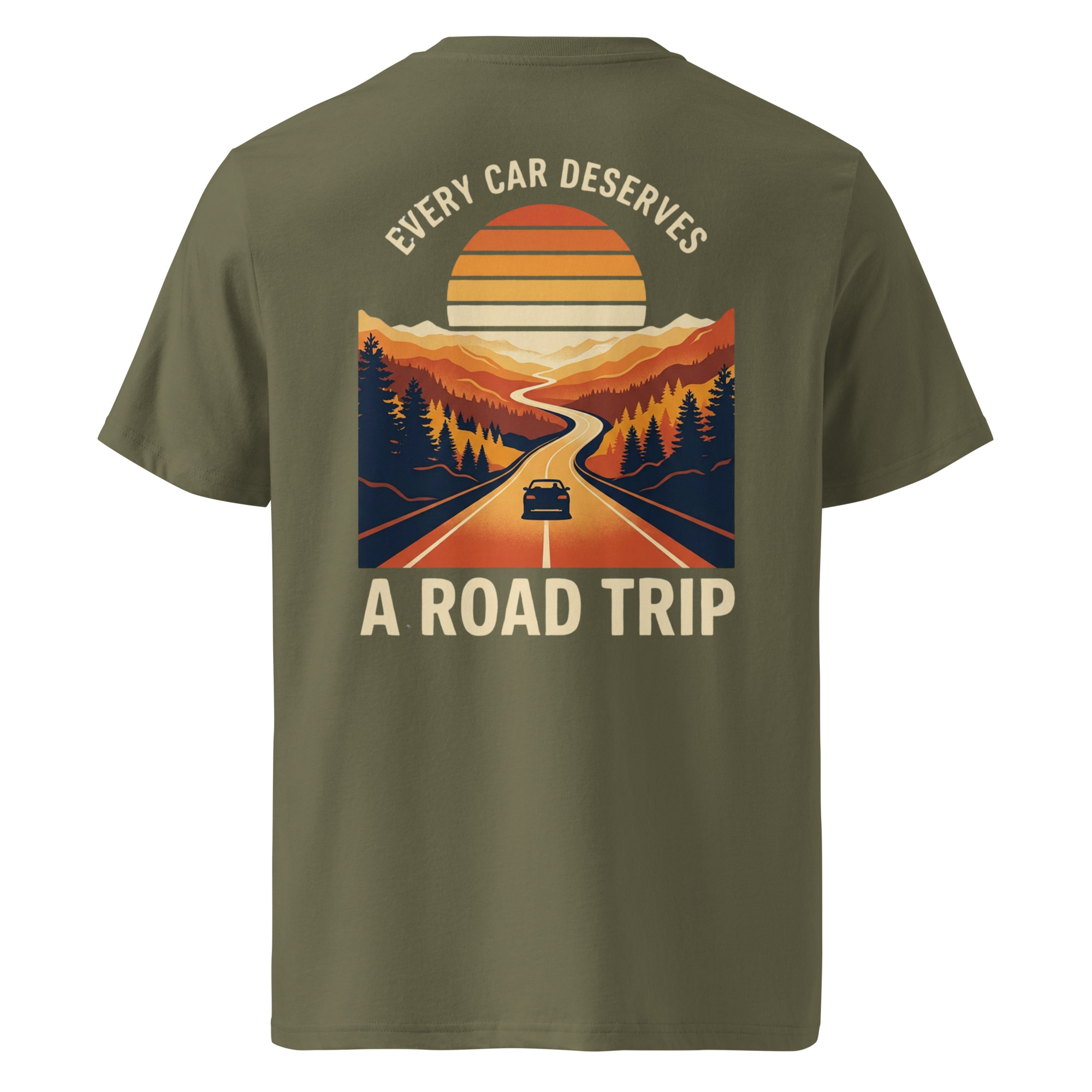 Every Car Deserves a Road Trip Puuvillane T-särk - Image 13